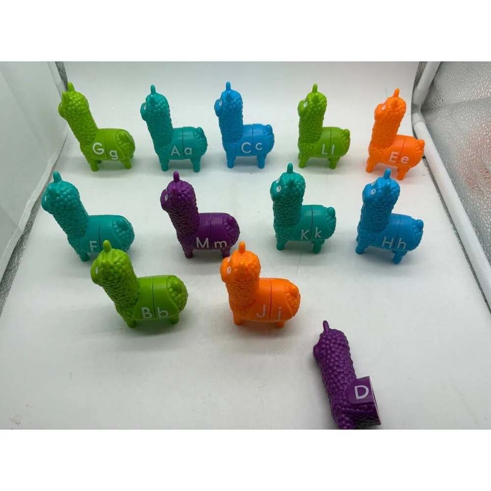 Learning Resources Letter Llamas Snap-n-Learn Alphabet Toy Set Preschool Fun